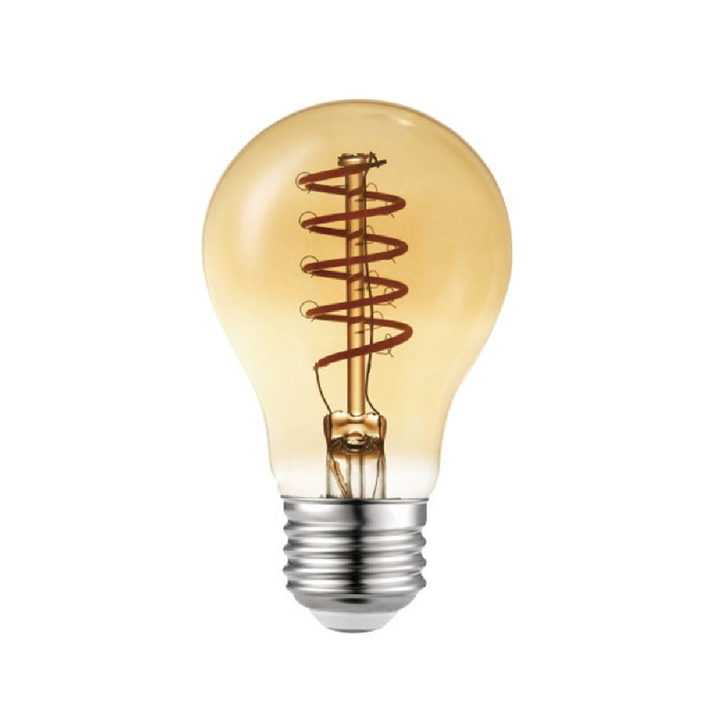 Globe 31354 Vintage A19 E26 LED Bulb, Transparent Amber