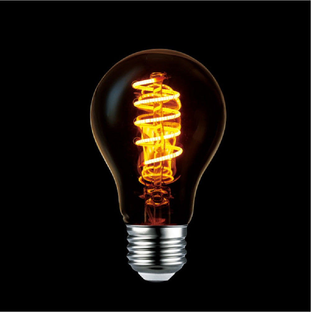 Globe 31354 Vintage A19 E26 LED Bulb, Transparent Amber