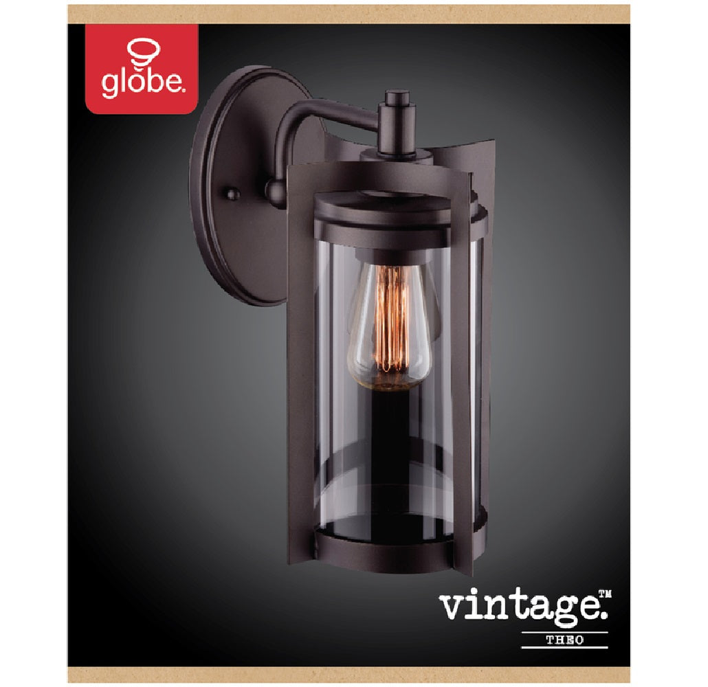 Globe 44313 Vintage Theo Wall Sconce, Natural Bronze
