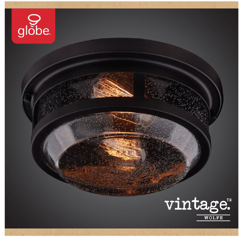 Globe 44263 Vintage Wolfe Incandescent Outdoor Light Fixture, Natural
