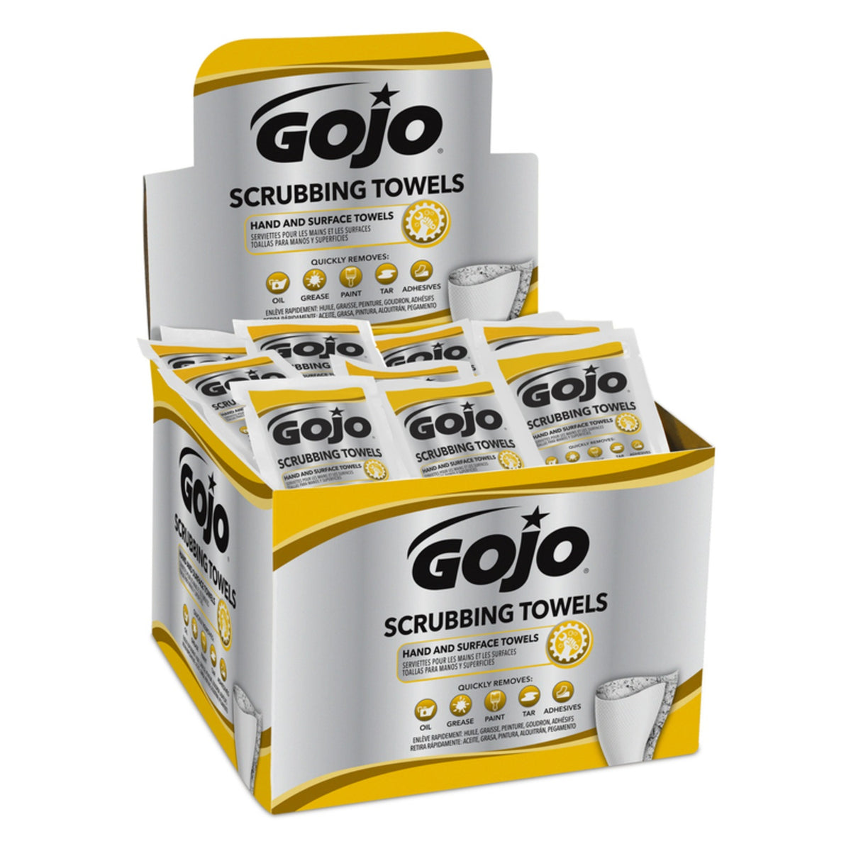 Gojo 6380-04 Scrubbing Cloth, 10.5" x 12.25"