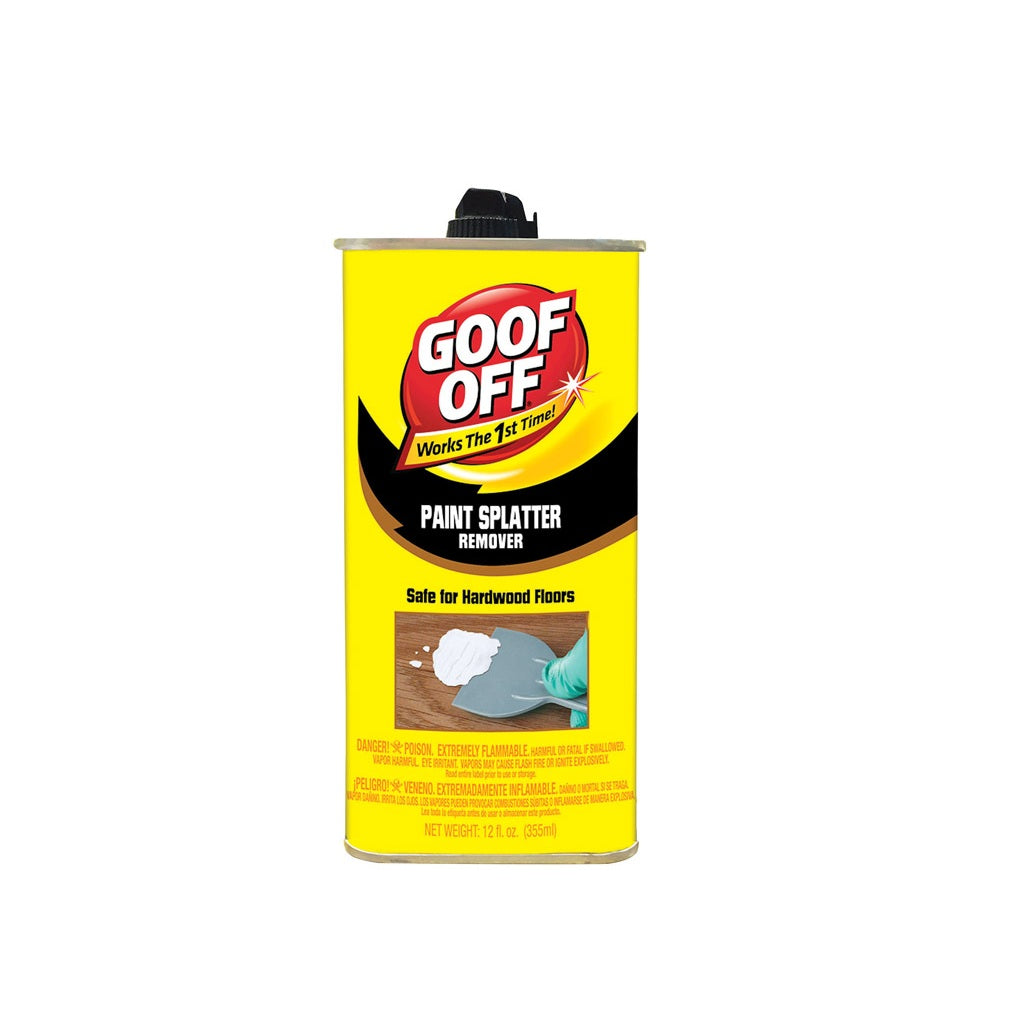 Goof Off FG900 Paint Splatter Remover, 12 Oz