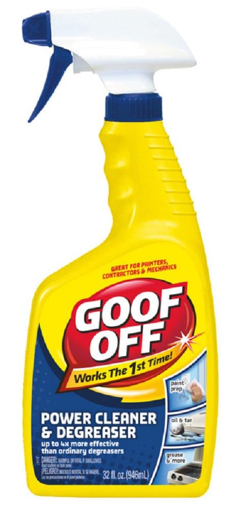 Goof Off FG686 Power Cleaner & Degreaser, 32 Oz