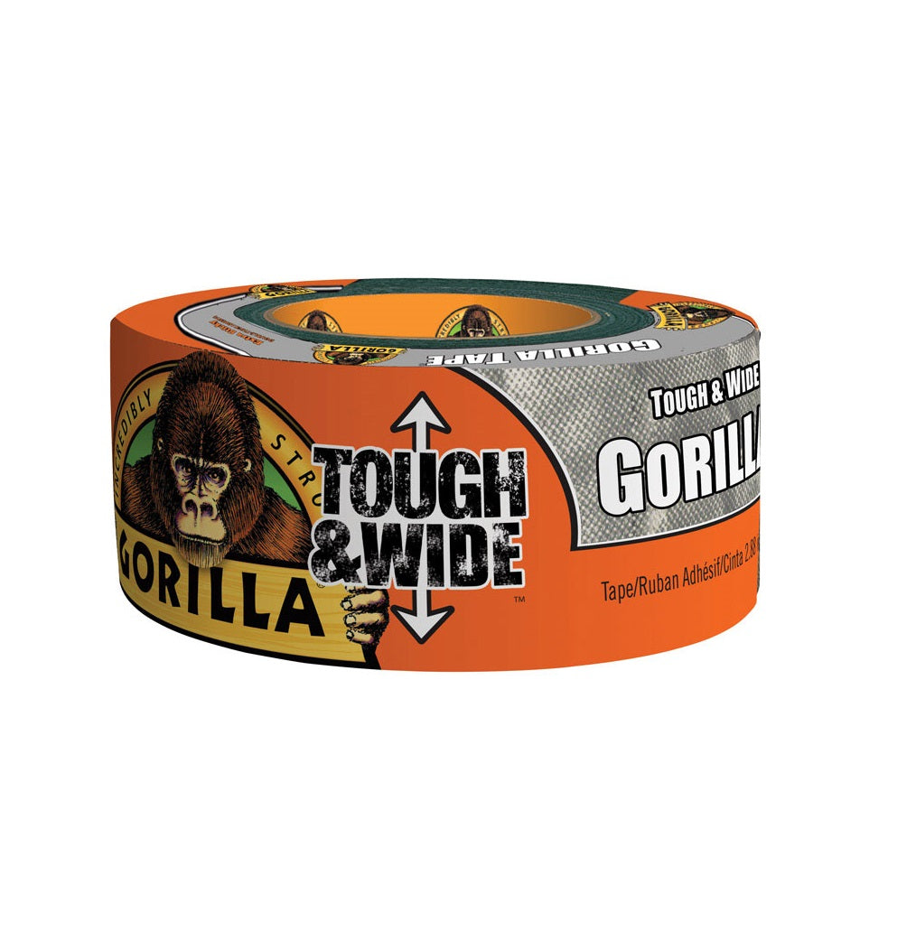 Gorilla 105680 Duct Tape, Silver, 2.88 inch W X 25 yd