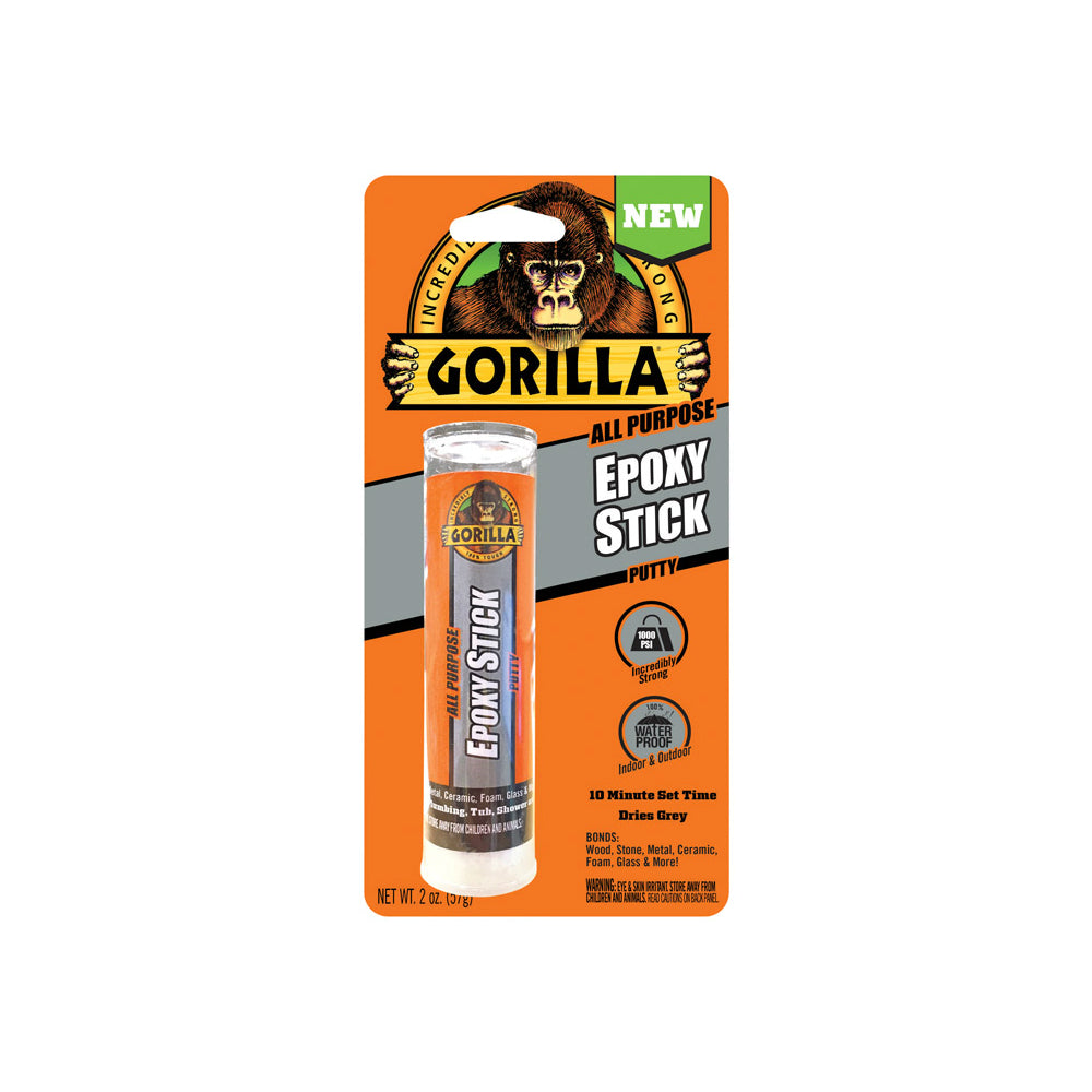 Gorilla 4242502 High Strength Epoxy Stick, 2 oz