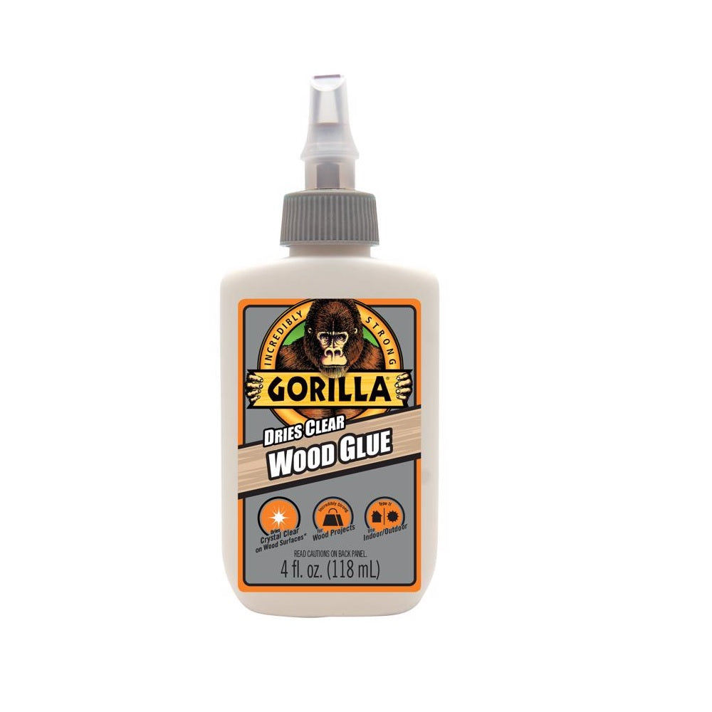 Gorilla 109788 High Strength Wood Glue, 4 Ounce