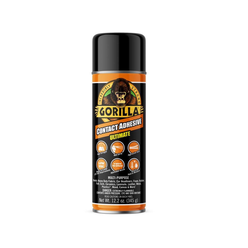 Gorilla 109852 Ultimate High Strength Contact Adhesive, 12.2 Ounce