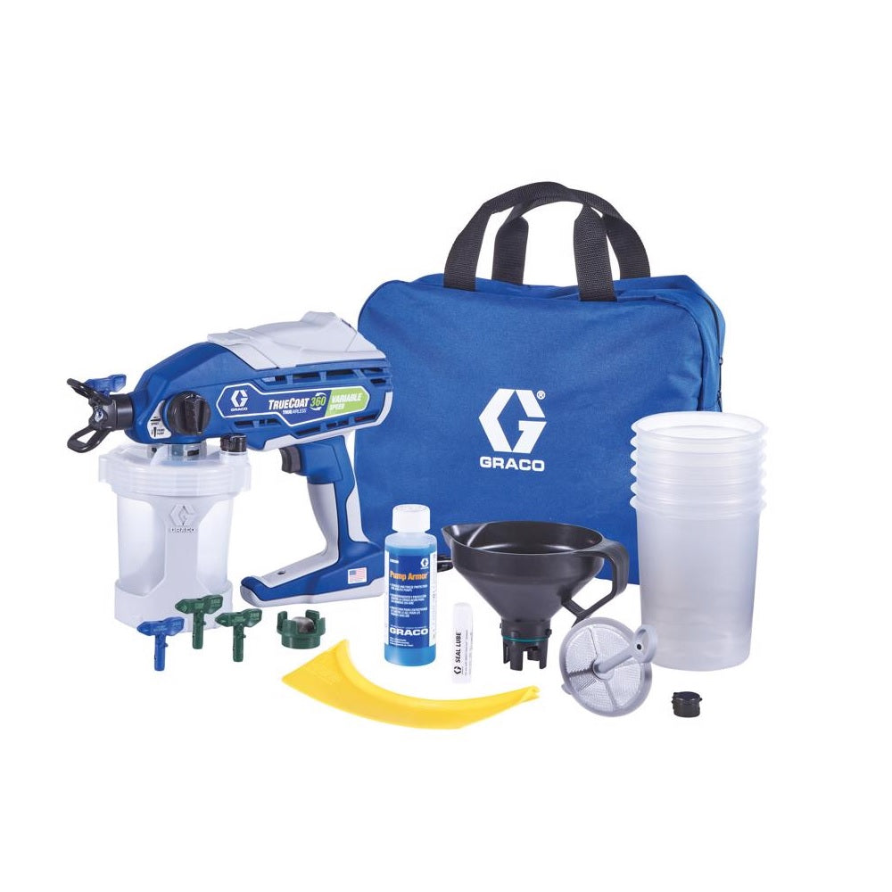 Graco 26D283 TrueCoat 360 Handheld Paint Sprayer, 2000 PSI, Plastic