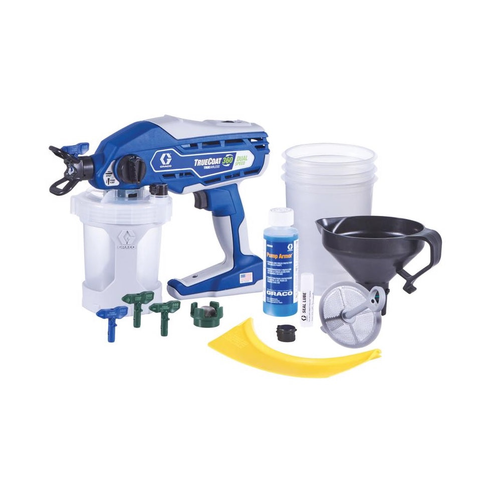 Graco 26D281 TrueCoat 360 Handheld Paint Sprayer, 2000 PSI, Plastic
