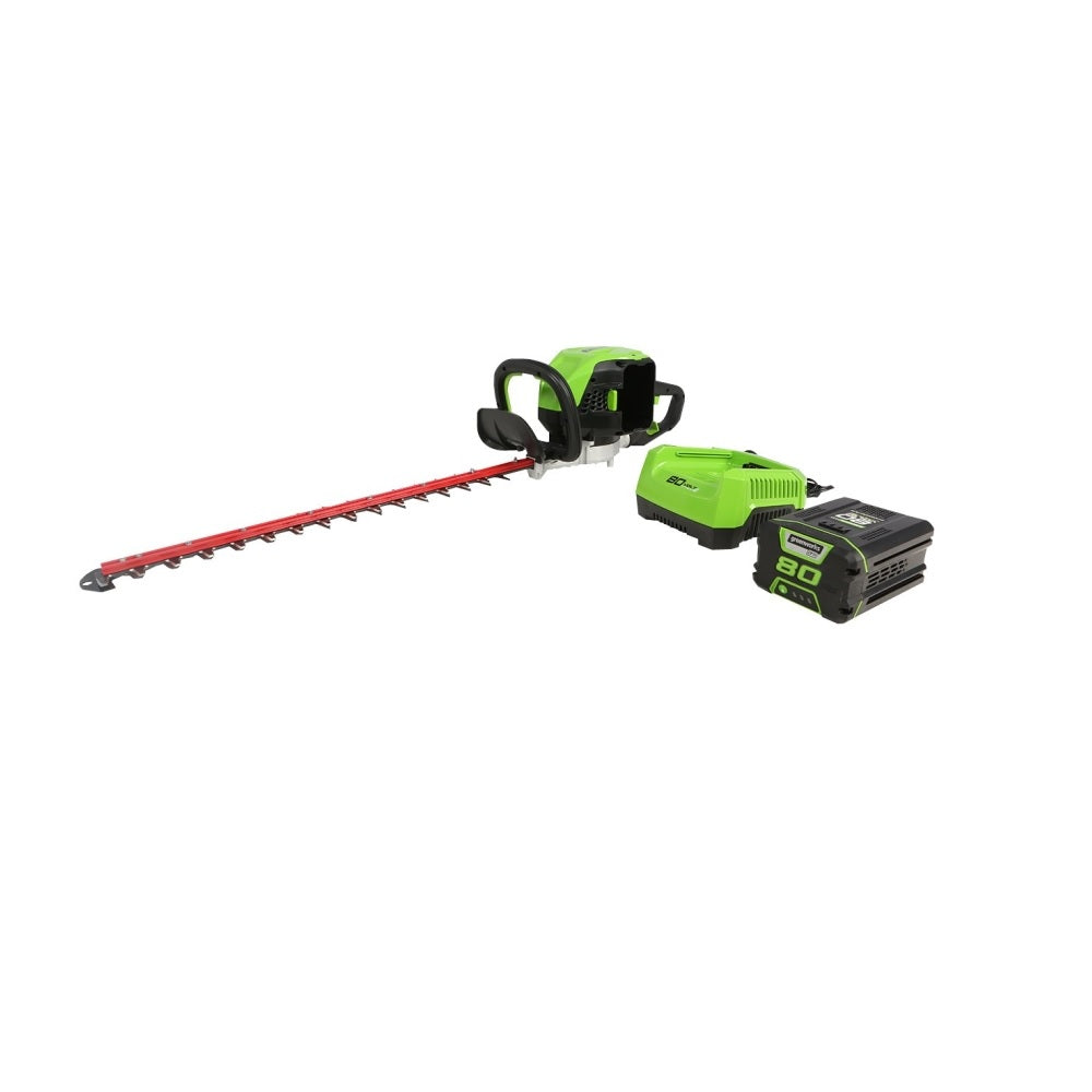 Greenworks 2212202CO Hedge Trimmer, 80 Volt