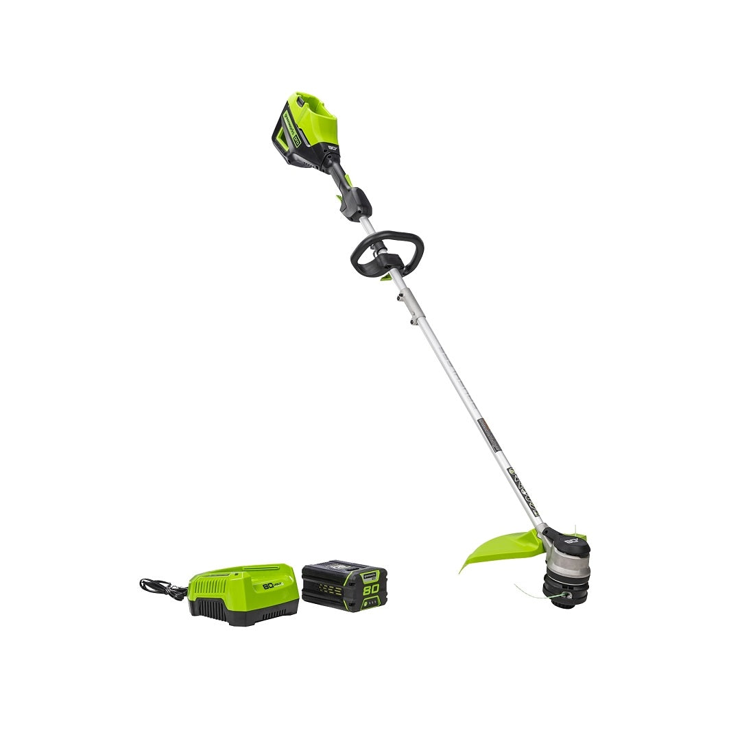 Greenworks 2112302VT Brushless String Trimmer, 80 V, 16 inch