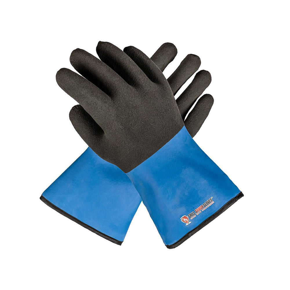Grill Armor Gloves 2949-WP-102 Oven Mitt, Black/Blue