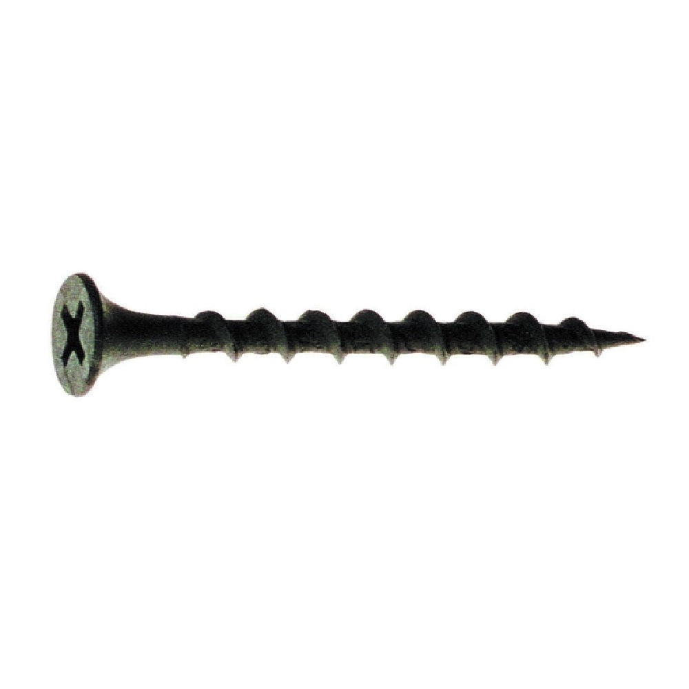 Grip-Rite 114CDW25BK Phillips Drywall Screws, Phosphate, Steel