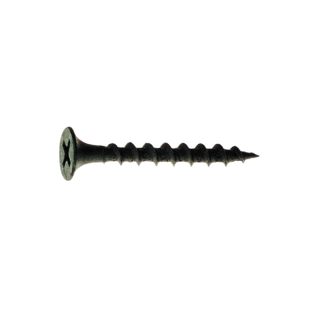 Grip-Rite 3CDWS25BK Phillips Drywall Screws, Phosphate, Steel