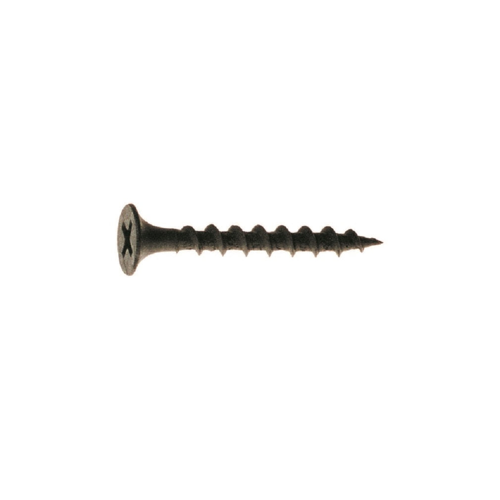 Grip-Rite 158CDWS5 Phillips Drywall Screws, Black, #6 X 1.625 inch