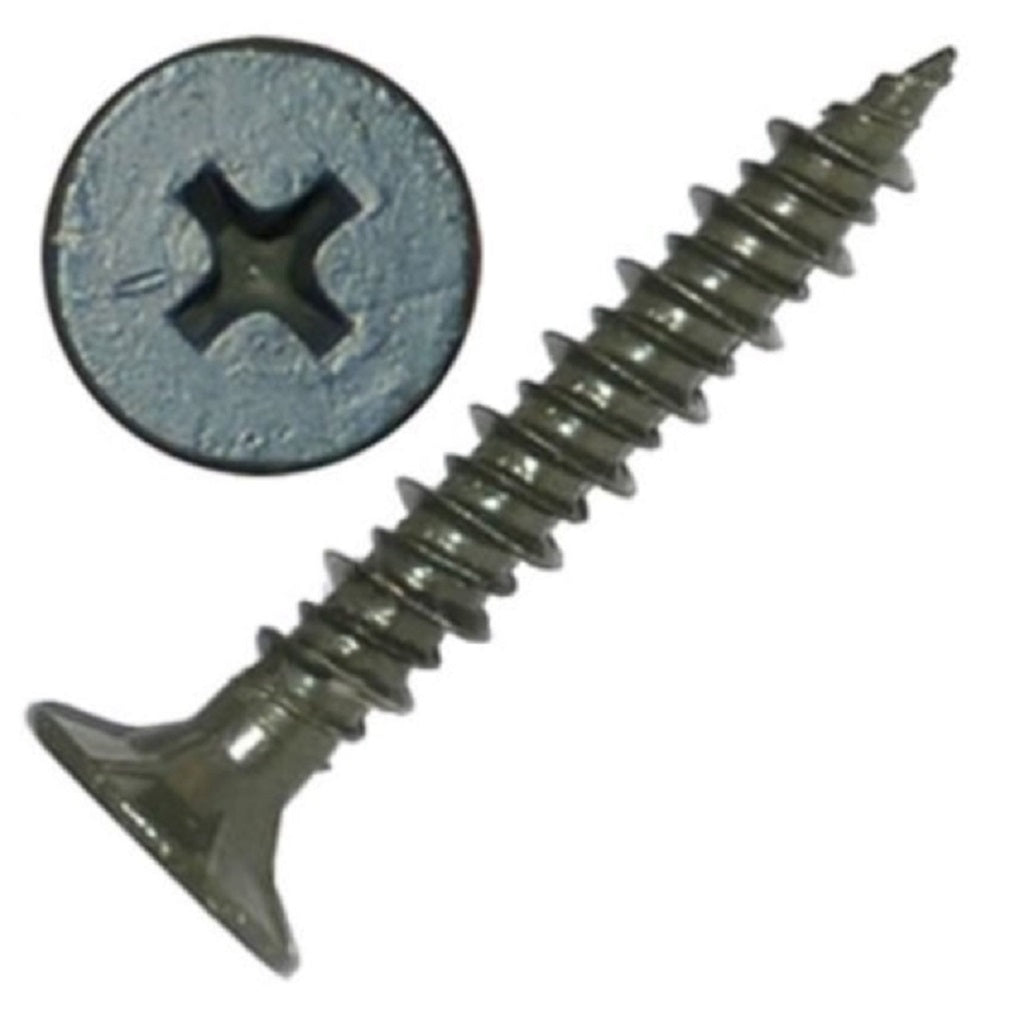 Grip-Rite NCBD1141 Phillips Cement Board Screws, Steel, 1-1/4 Inch