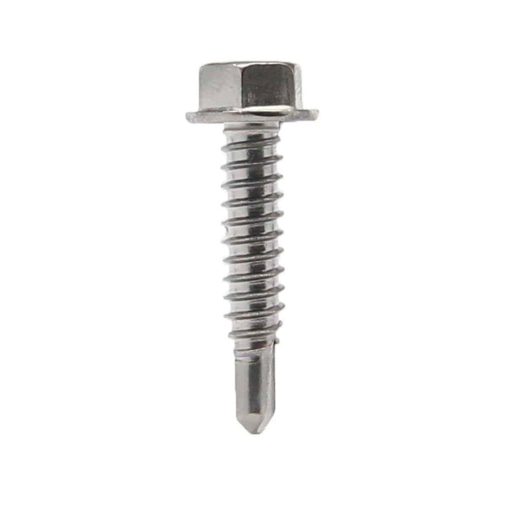 Grip-Rite NHDW141001 Pro-Twist Sheet Metal Screw, Silver, No. 14 x 1 in, 1 Lb