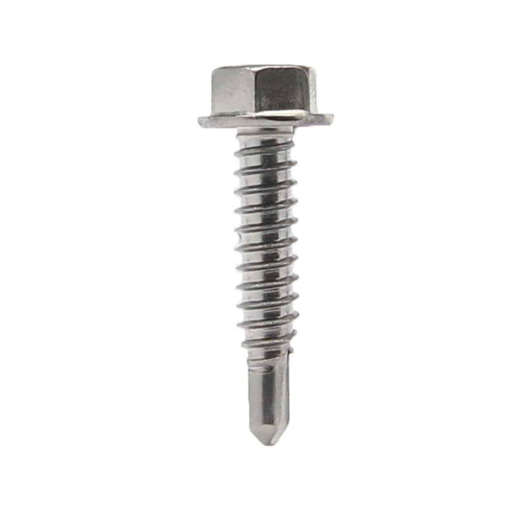 Grip-Rite NHWD102001 Pro-Twist Screws w/Washer, Silver, No. 10 x 2 in, 1 Lb