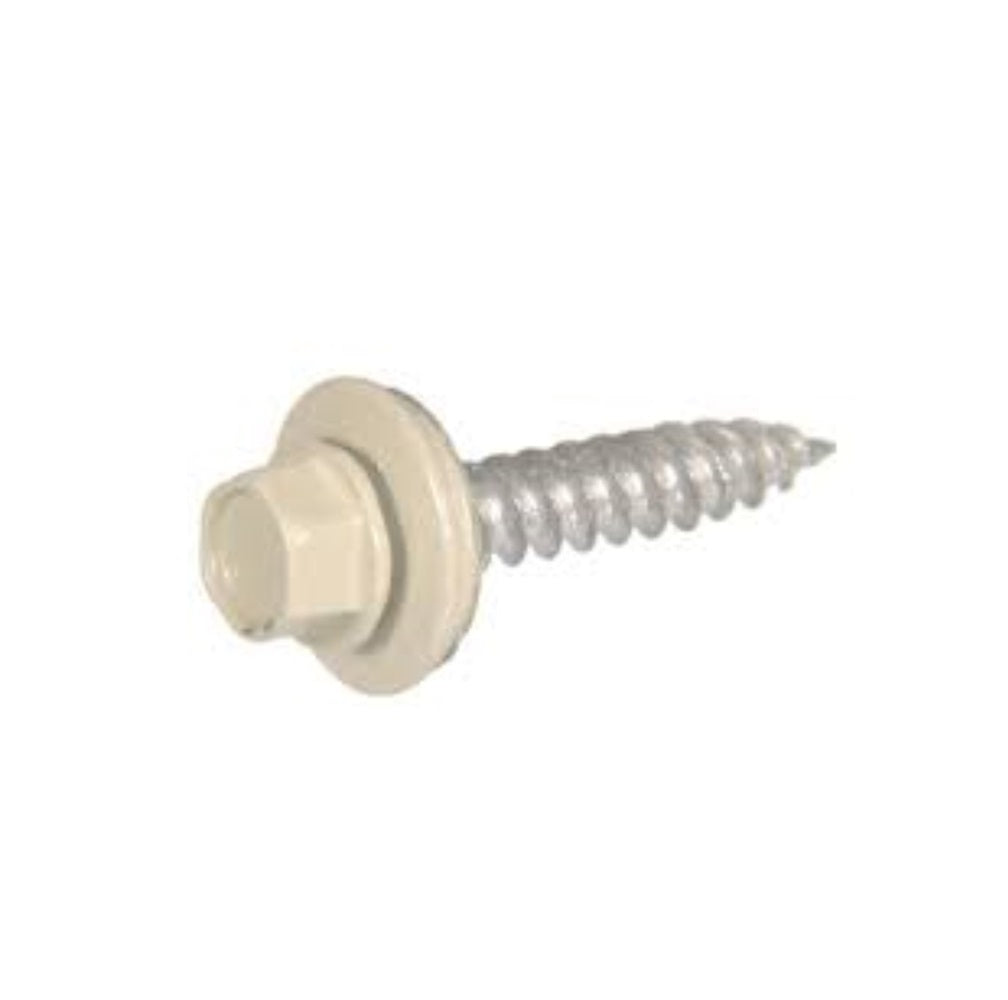 Grip-Rite NHWNW91121BEI Pro-Twist Sheet Metal Screw, Beige, No. 9 x 1-1/2 in, 1 Lb