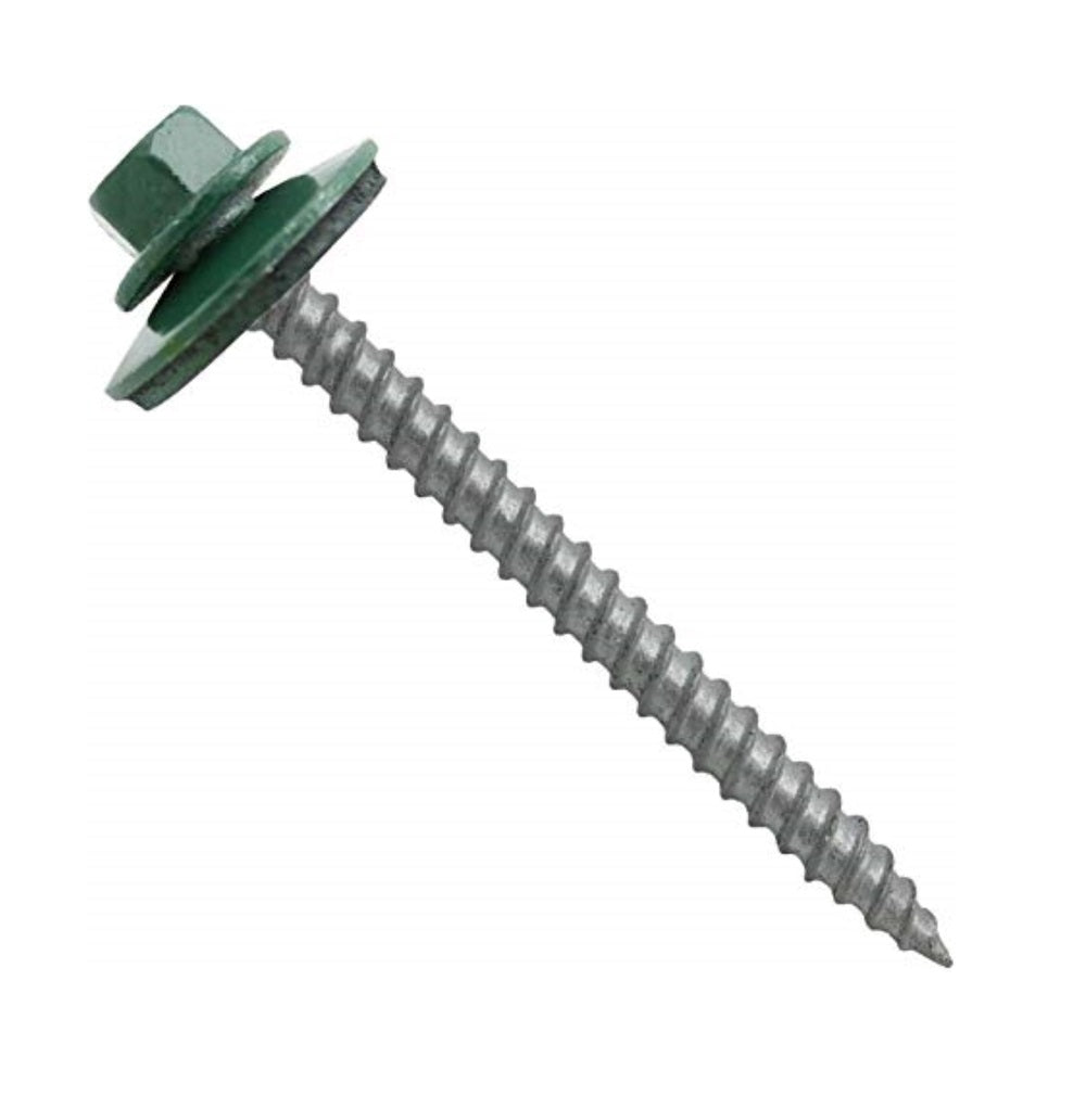 Grip-Rite NHWNW91121GRN Pro-Twist Self-Drilling Screw, Green, No. 9 x 1-1/2 in, 1 Lb