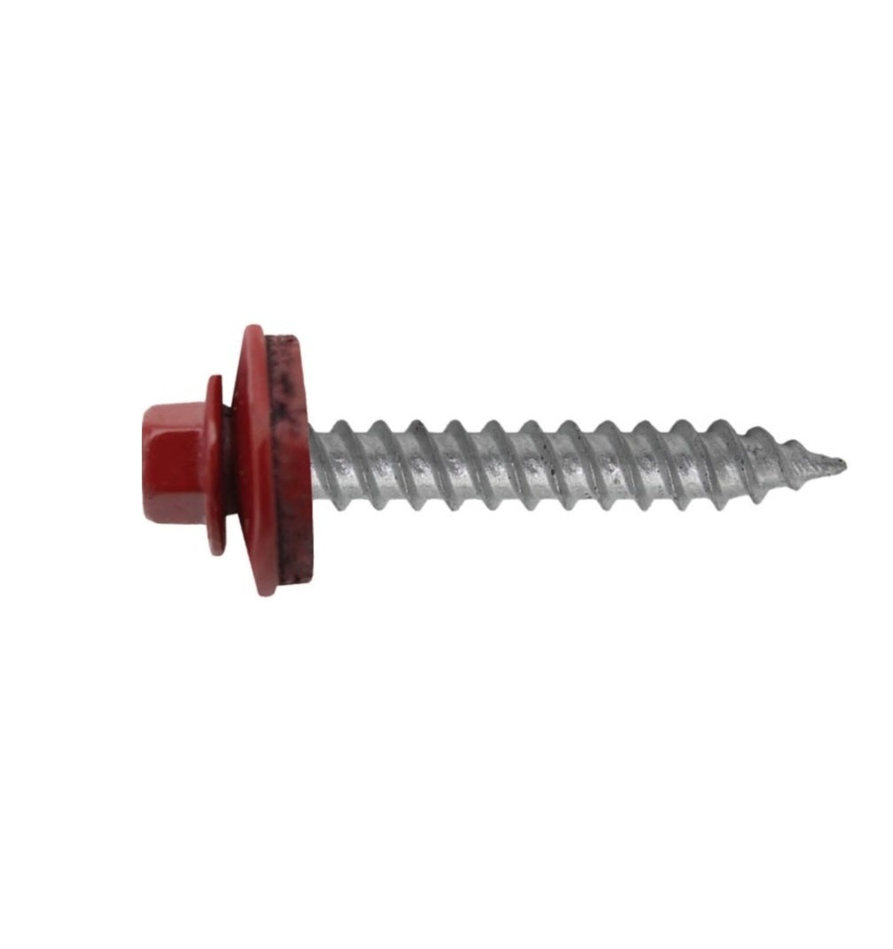 Grip-Rite NHWNW91001RED Pro-Twist Sheet Metal Screw, Red, No. 9 x 1 in, 1 Lb