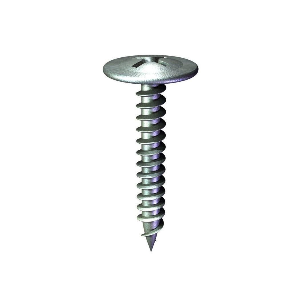 Grip-Rite NMT2001 Pro-Twist Sheet Metal Screw, Silver, No. 8 x 2 in, 1 Lb