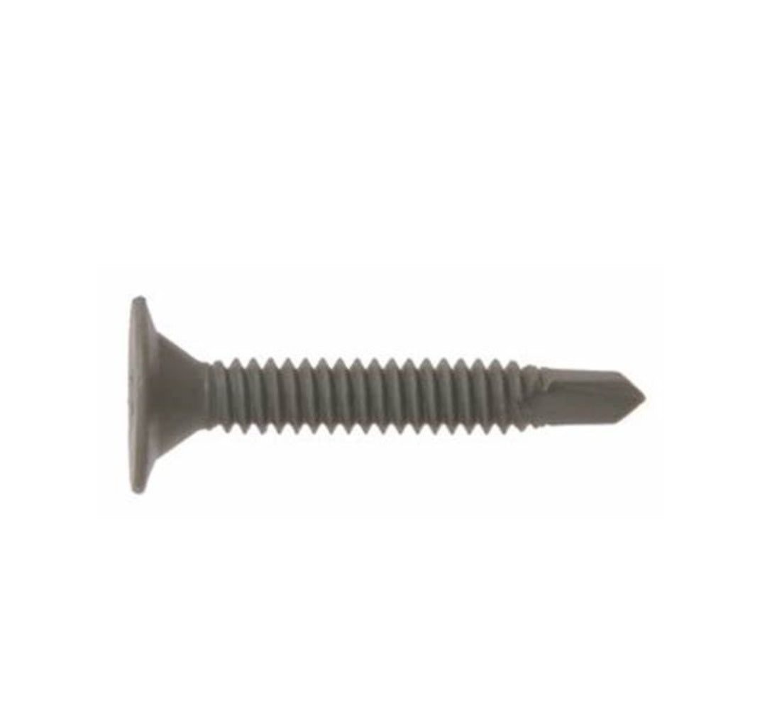 Grip-Rite NPWD101121 Pro-Twist Sheet Metal Screw, Grey, No. 10 x 1-1/2 in, 1 Lb