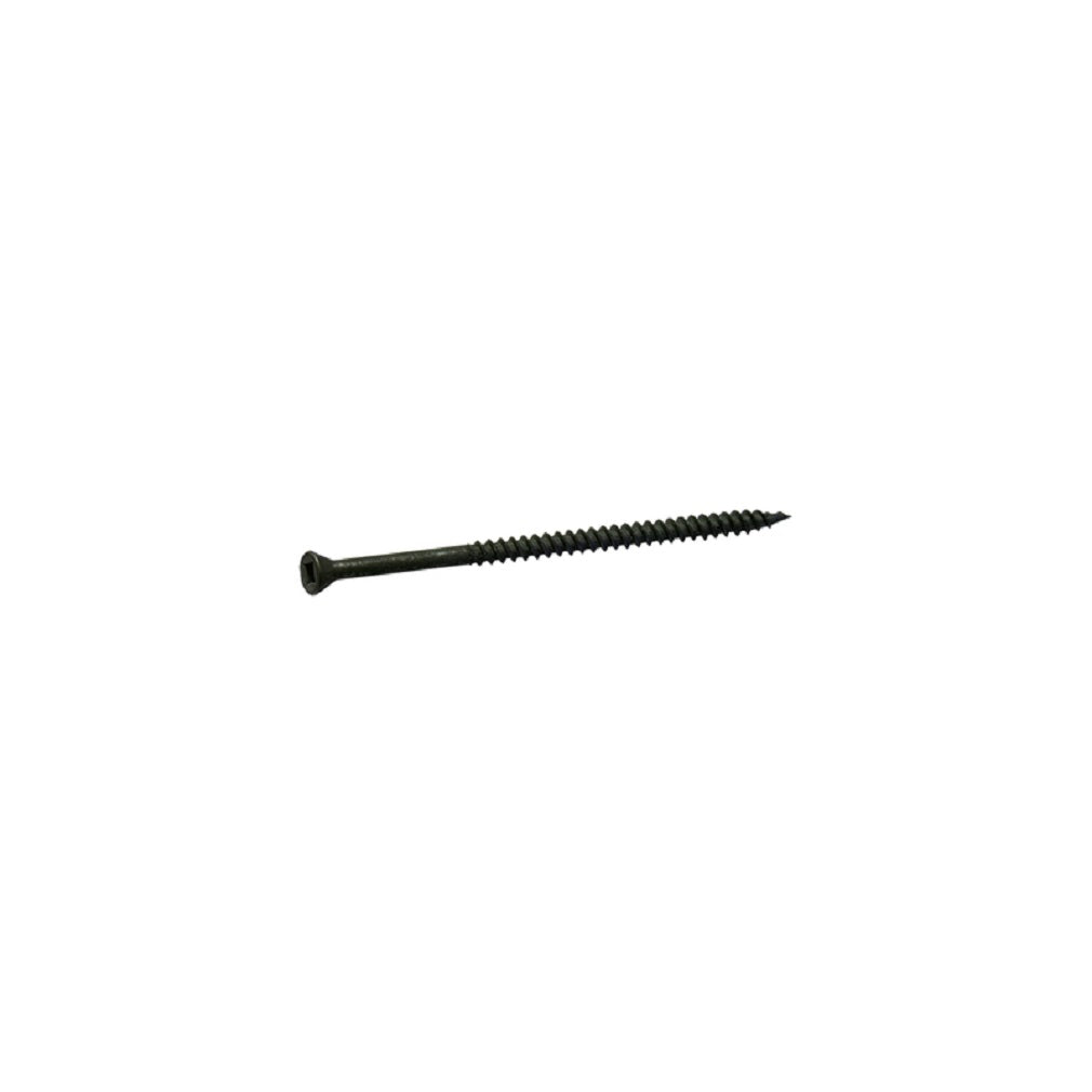 Grip-Rite TH158 Interior Trim Screw, Square, Steel, Gray Phosphate