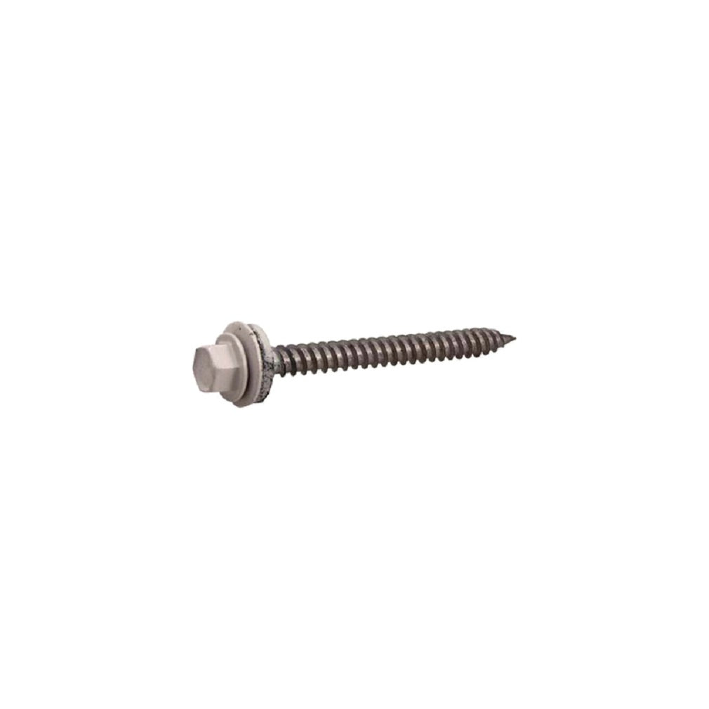 Grip-Rite 112WFW1 Self-Sealing Screws, Steel, 1-1/2 Inch