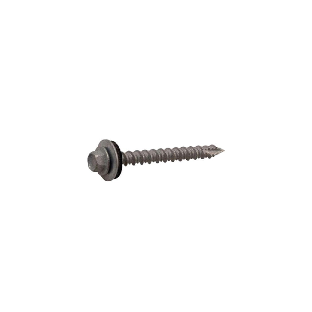 Grip-Rite 112W1 Screws With Washers, Steel, 1-1/2 Inch