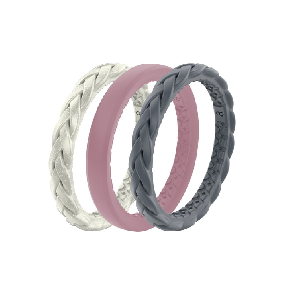 Groove Life R9-112-08 Serenity Stackable Rings, Assorted