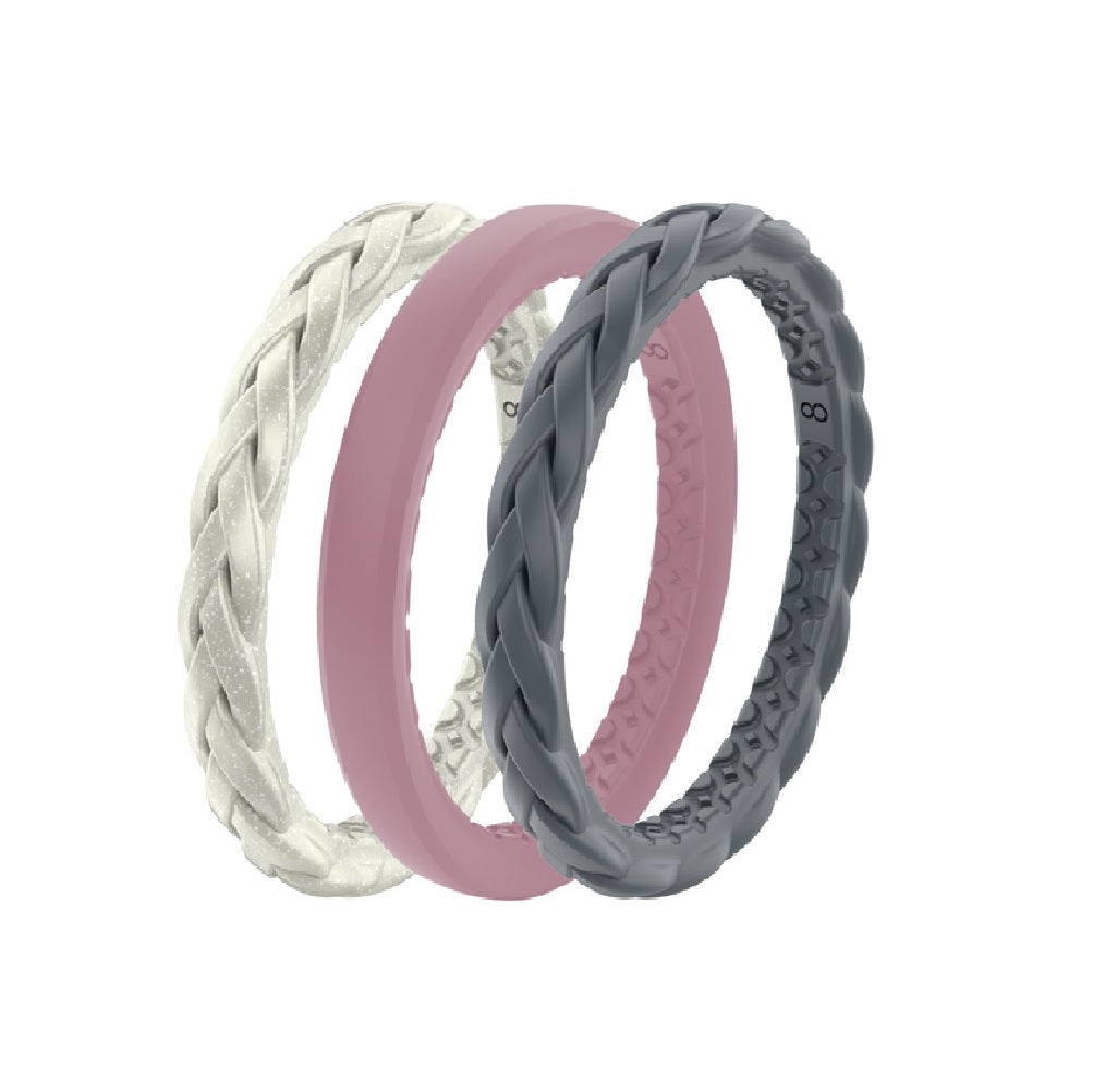 Groove Life R9-112-07 Serenity Stackable Rings, Assorted