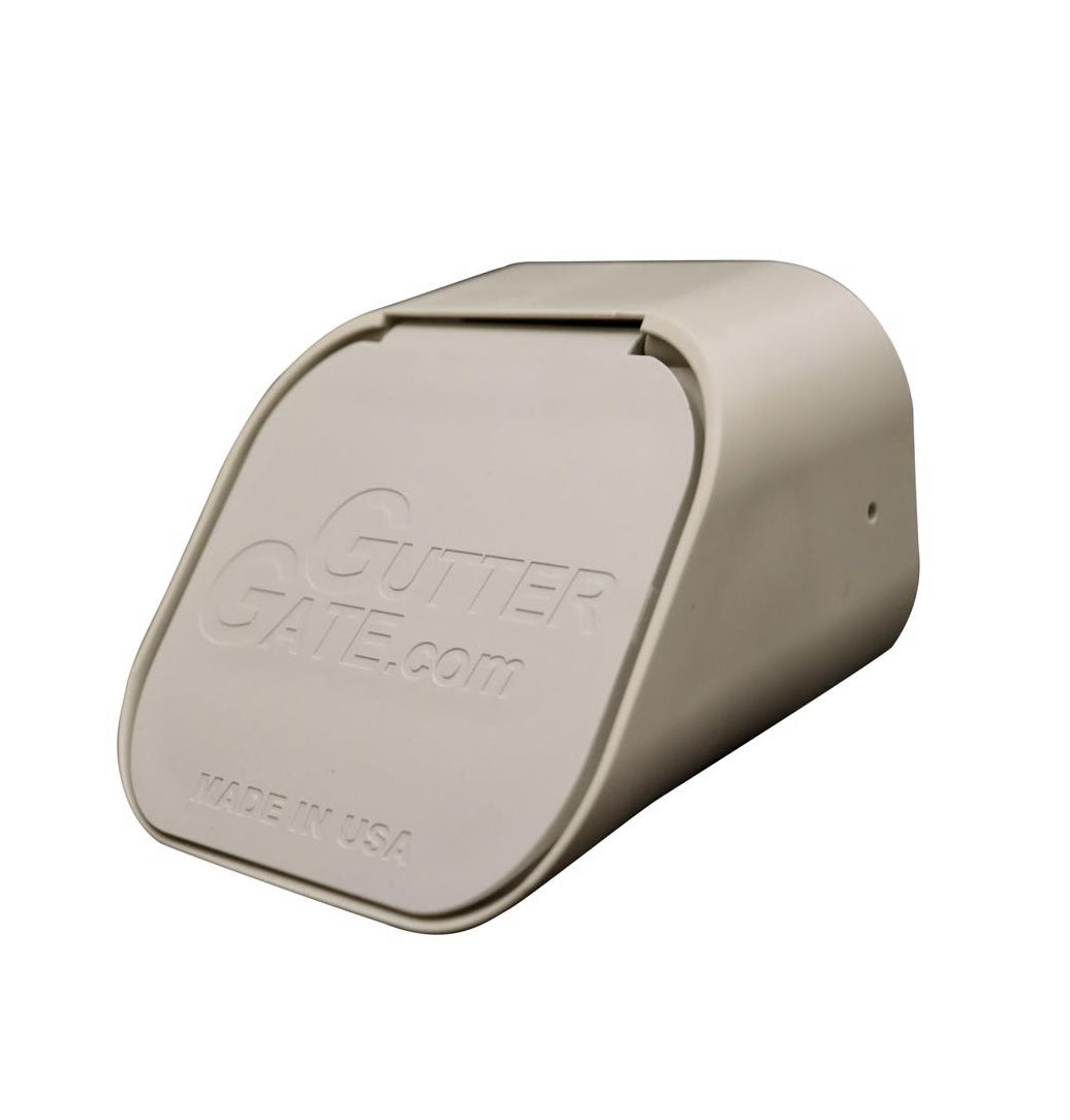 GutterGate GG2X3A-WHITE Rectangular Downspout Adapter, Plastic