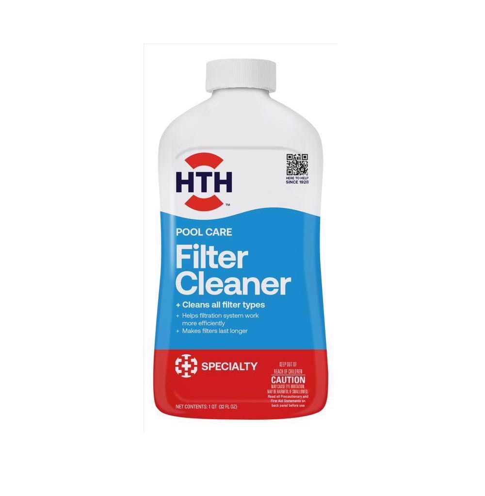 HTH 67071 Pool Care Liquid Filter Cleaner, 32 Oz