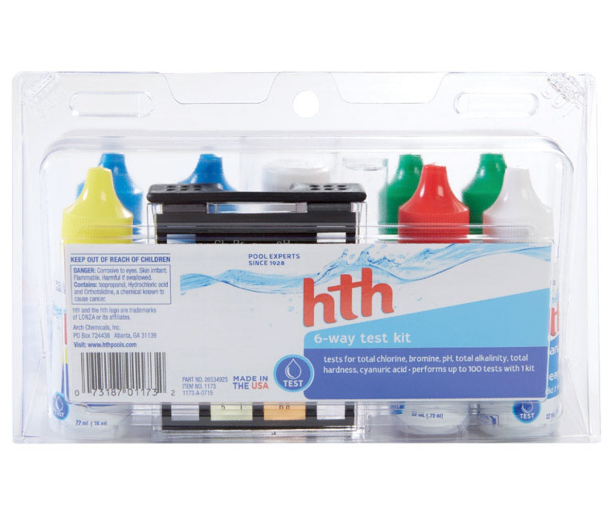HTH 1173 6-Way Test Kit, .75 Oz
