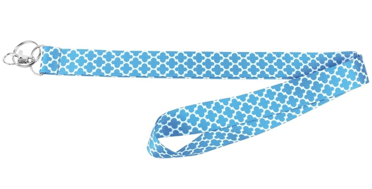 HY-KO LAN-117 2-Style Lanyard, Blue