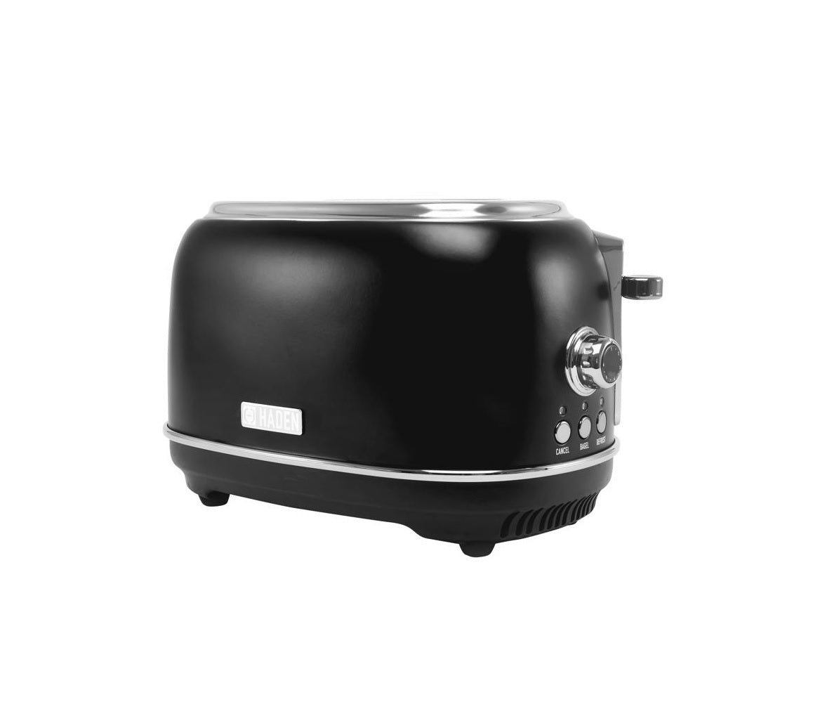 Haden 75097 Heritage 2 Slot Toaster, Stainless Steel, Black
