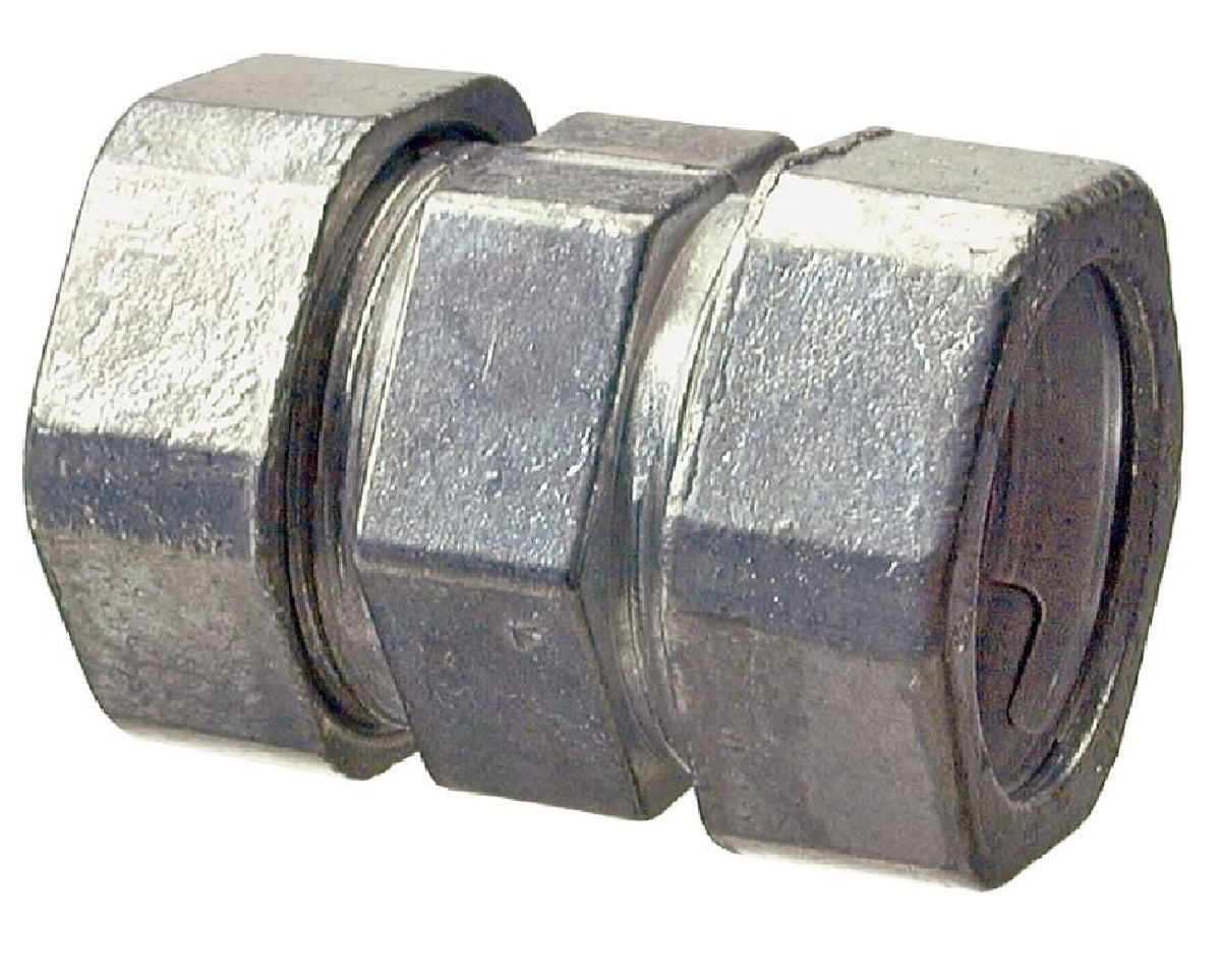 Halex 02212/02412 EMT Compression Coupling, 1-1/4 Inch, Zinc