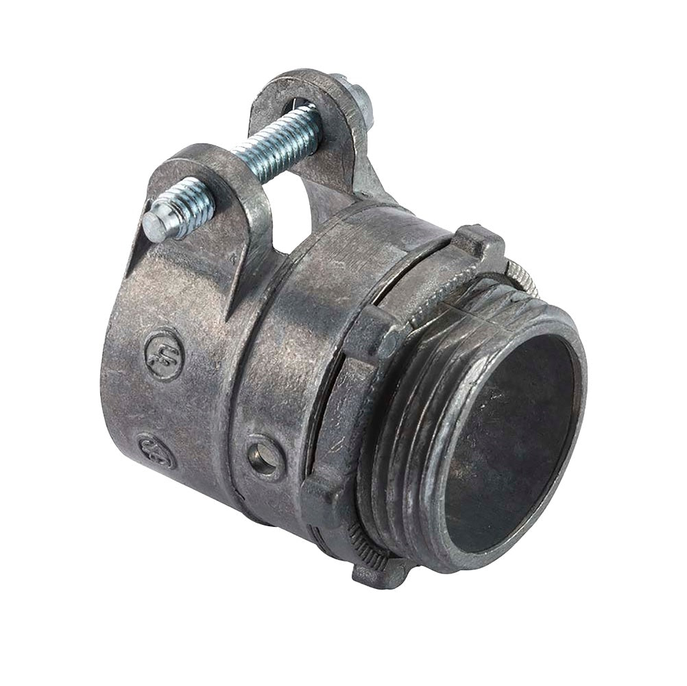 Halex 20422 Squeeze Connector, Zinc-Plated