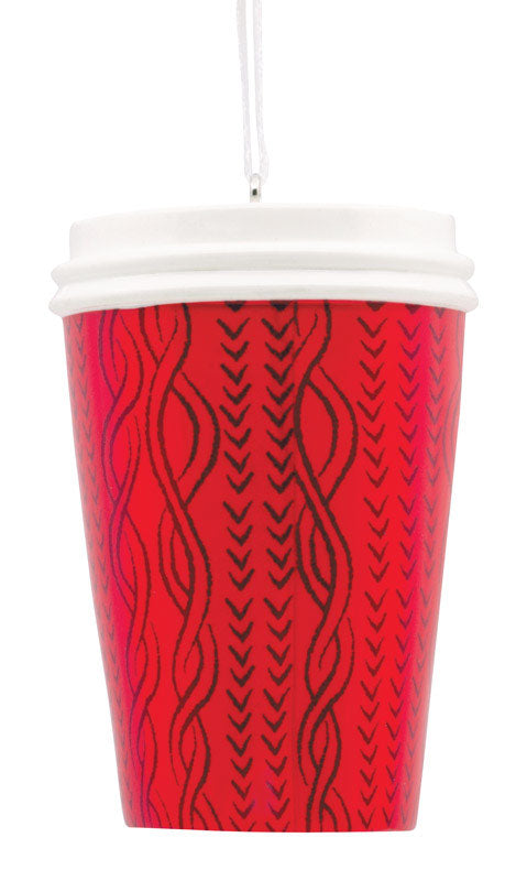 Hallmark 1HAJ1172 Friendship Coffee Christmas Ornament, Multicolored