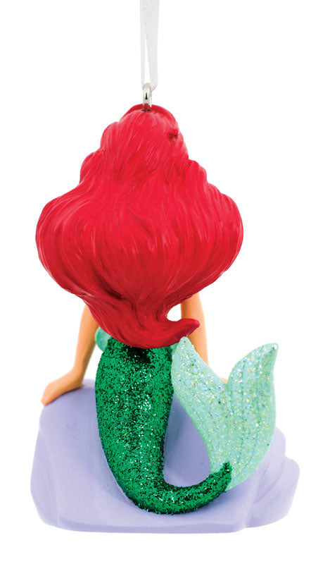 Hallmark 2HCM1012 Ariel Mermaid Christmas Ornament, Multicolored