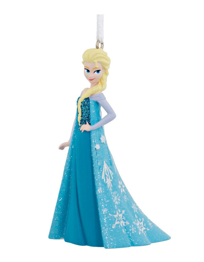 Hallmark 2HCM1013 Frozen Elsa Standing Christmas Ornament, Resin