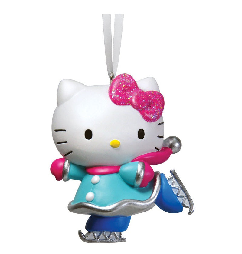 Hallmark 2HCM1021 Hello Kitty Christmas Ornament, Multicolored