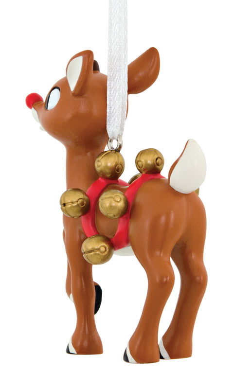 Hallmark 2HCM1019 Rudolph Reindeer Christmas Tree Ornament, Resin