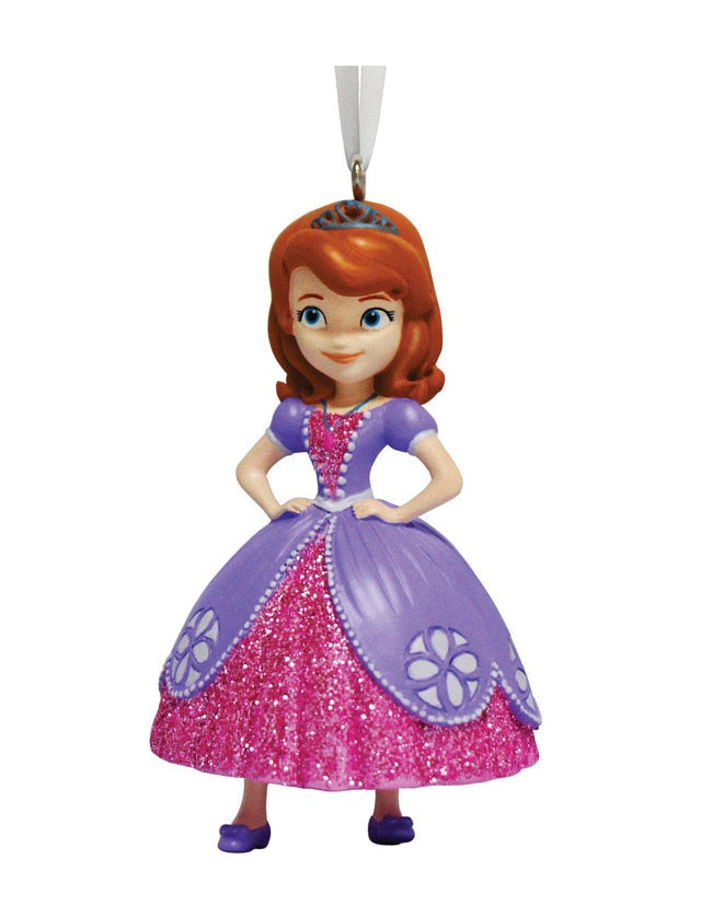 Hallmark 2HCM1023 Sofia The First Christmas Ornament, Multicolored