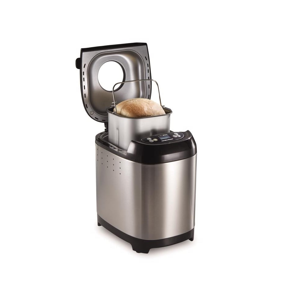 Hamilton Beach 29985 Artisan Bread and Dough Maker, Silver, Stainless Steel