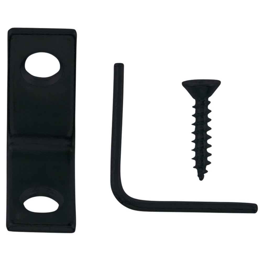 Hampton 01-3404-218 Inside L Corner Brace, Black, 1 in