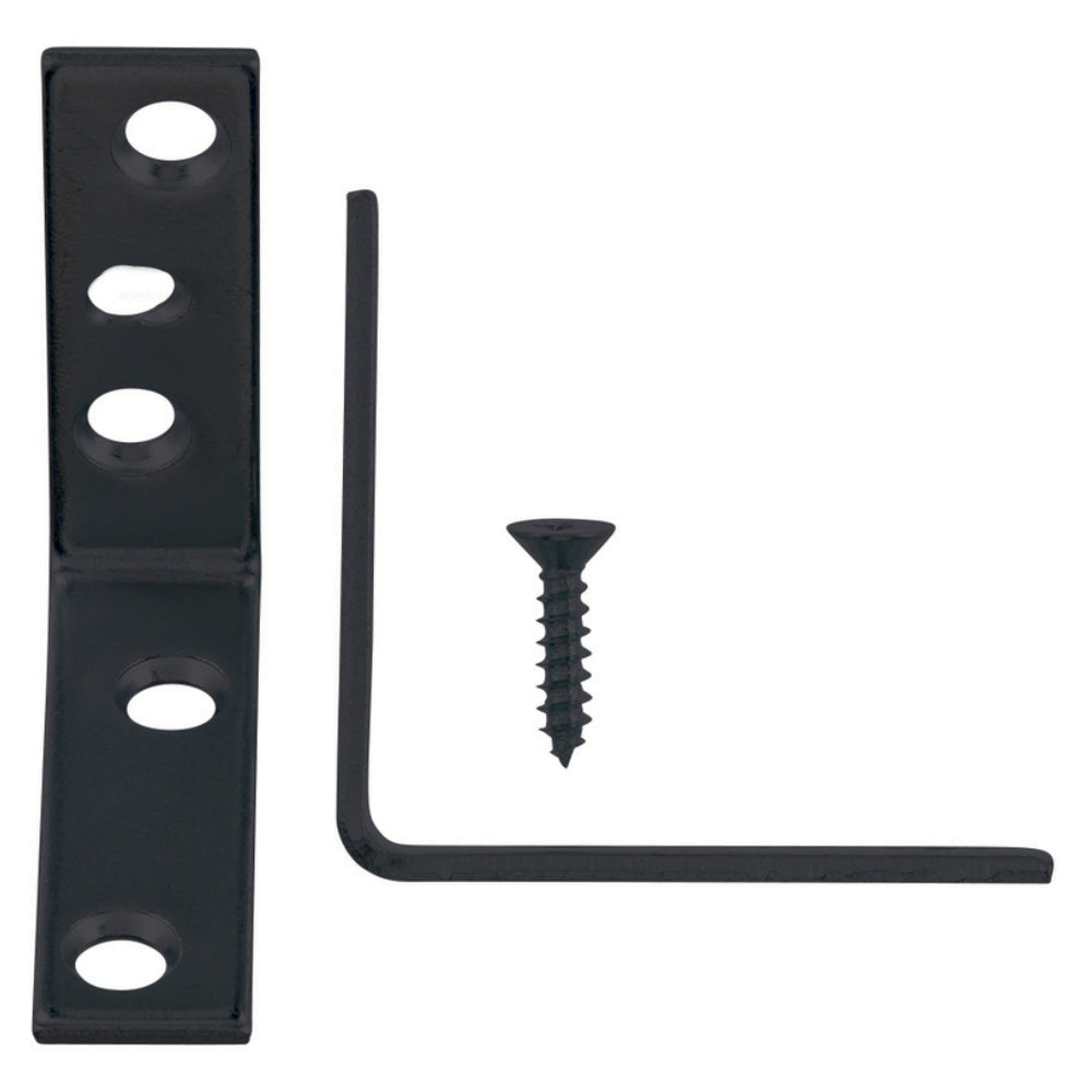 Hampton 01-3404-238 Inside L Corner Brace, Black,  2 in