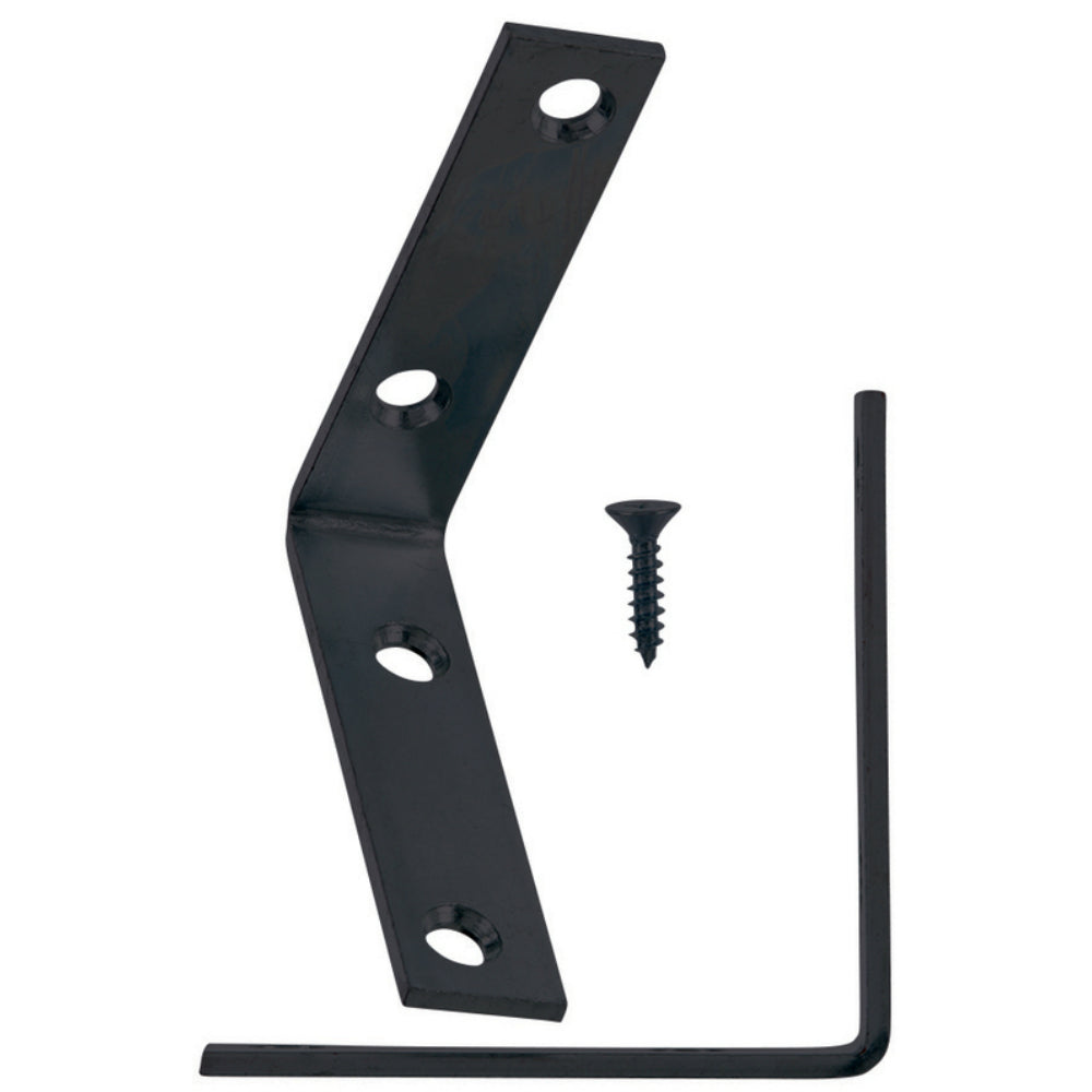 Hampton 01-3404-257 Inside L Corner Brace, Black, 3 In