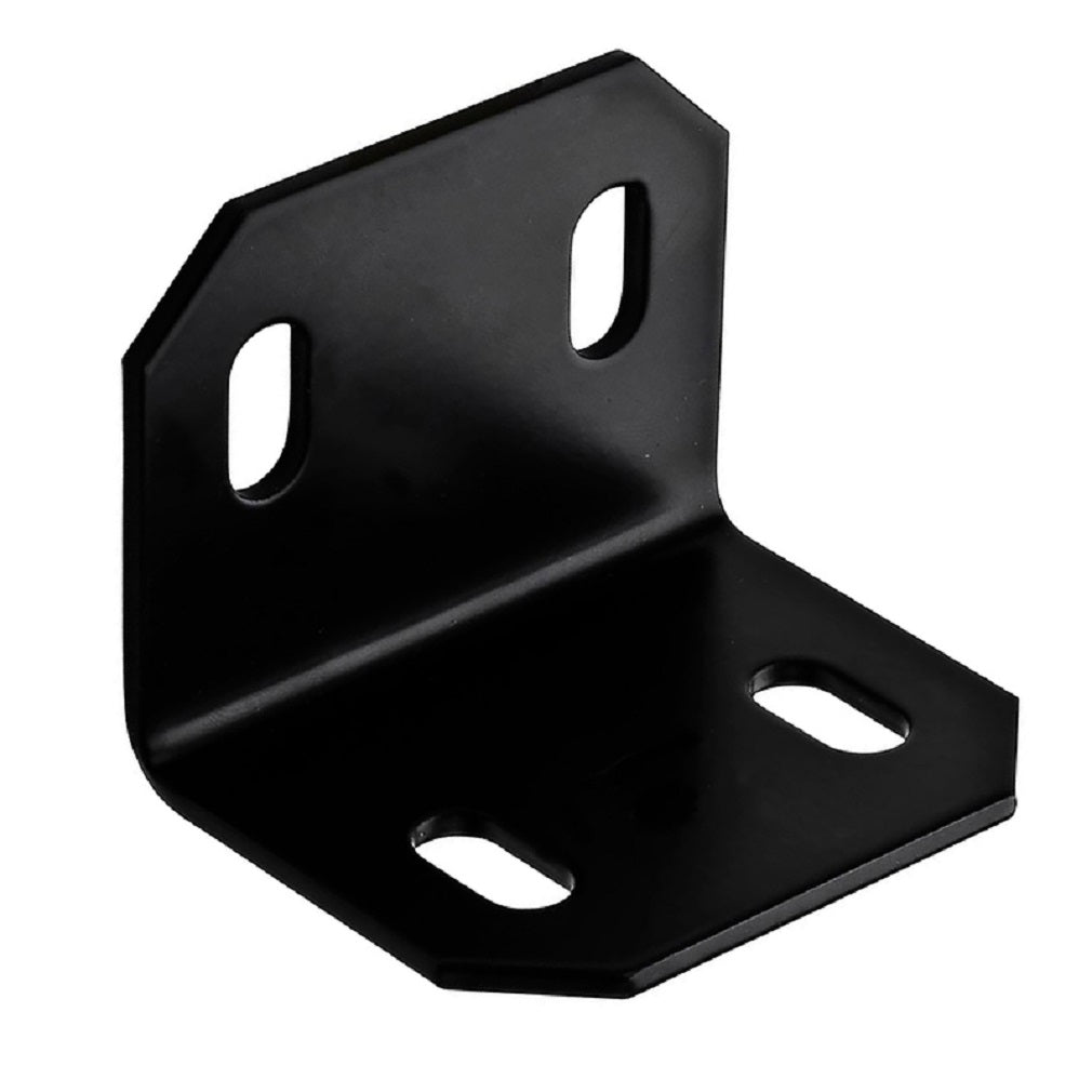 Hampton 01-3405-205 Square Corner Brace, Steel, Black